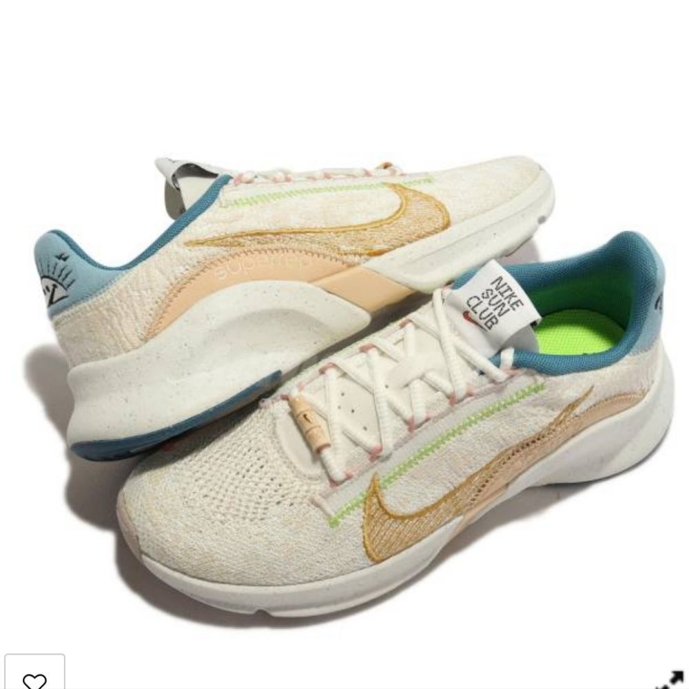 Nike SuperRep Go 3 Flyknit Womens 11 Next Nature Sail Gold Sneakers Sun Club 11
